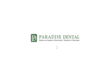 Tablet Screenshot of paradisedentalgroup.com